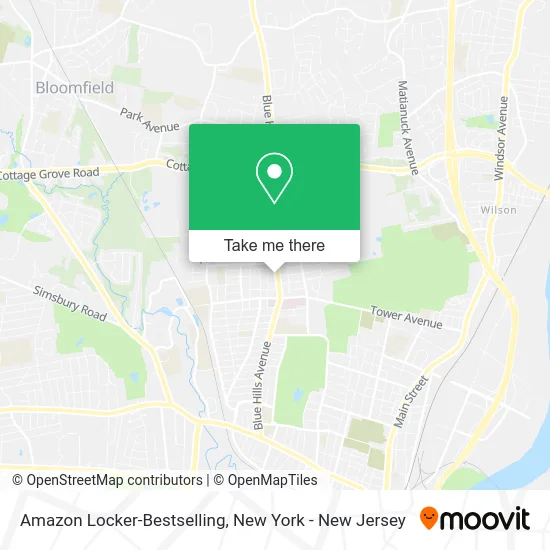 Amazon Locker-Bestselling map