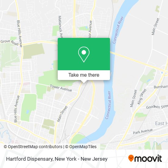 Mapa de Hartford Dispensary