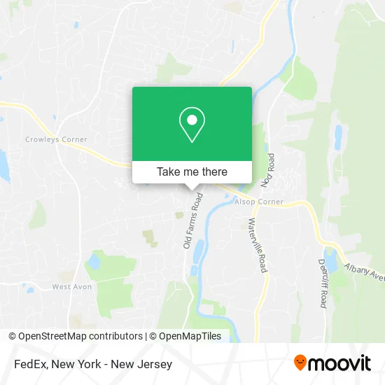 FedEx map
