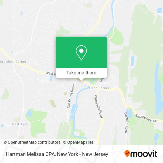 Mapa de Hartman Melissa CPA