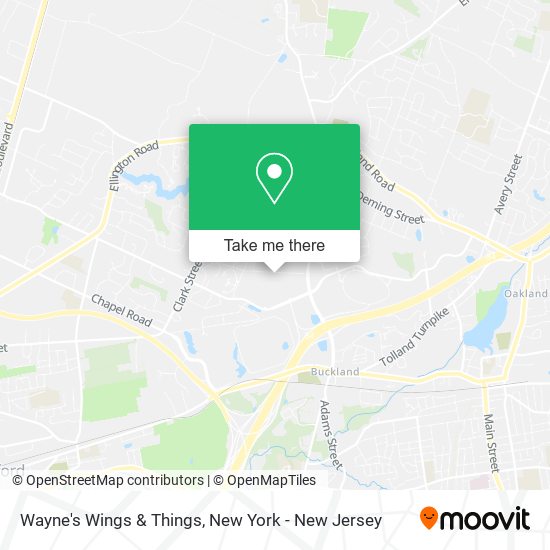 Mapa de Wayne's Wings & Things