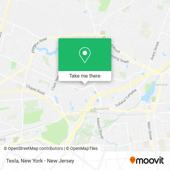 Tesla map
