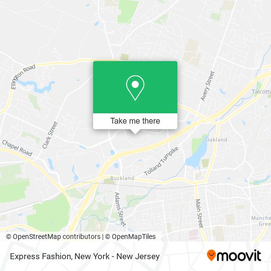 Express Fashion map