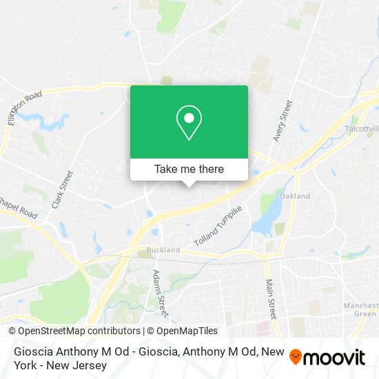 Gioscia Anthony M Od - Gioscia, Anthony M Od map