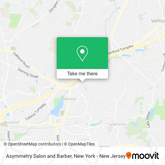 Asymmetry Salon and Barber map