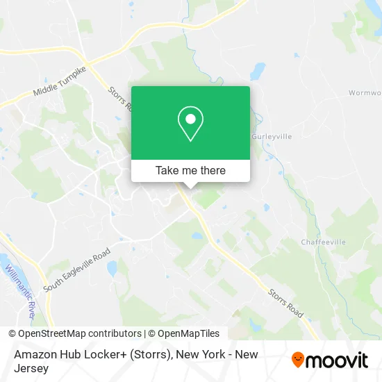 Amazon Hub Locker+ (Storrs) map