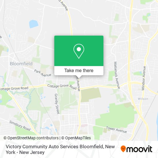 Victory Community Auto Services Bloomfield map