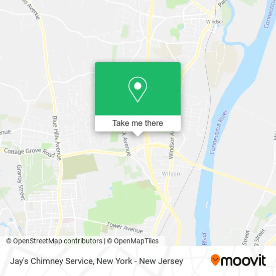 Jay's Chimney Service map