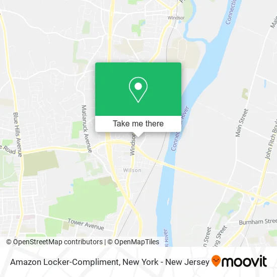 Amazon Locker-Compliment map