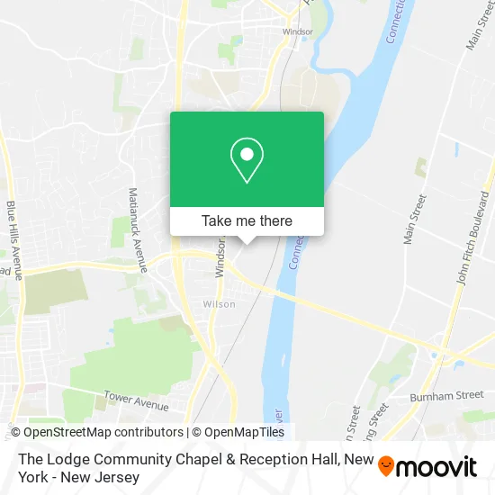 The Lodge Community Chapel & Reception Hall map