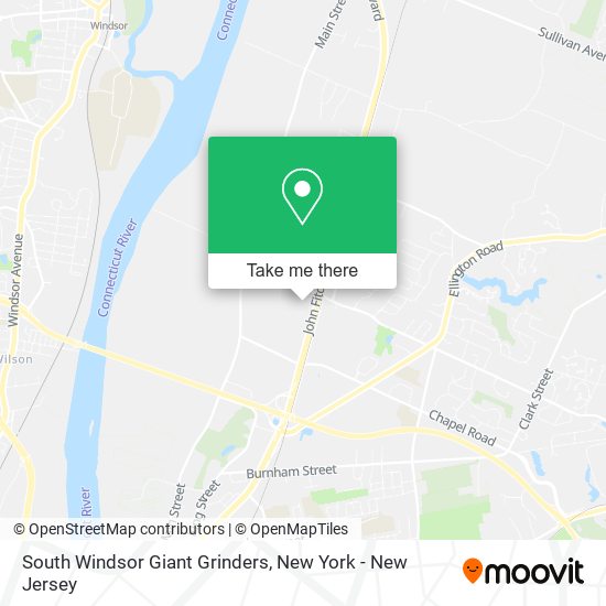 South Windsor Giant Grinders map