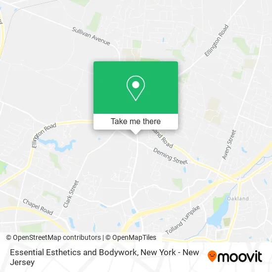 Essential Esthetics and Bodywork map