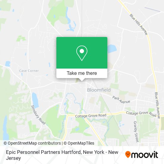Epic Personnel Partners Hartford map