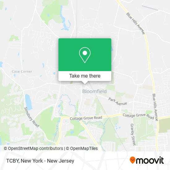 TCBY map