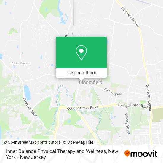 Mapa de Inner Balance Physical Therapy and Wellness