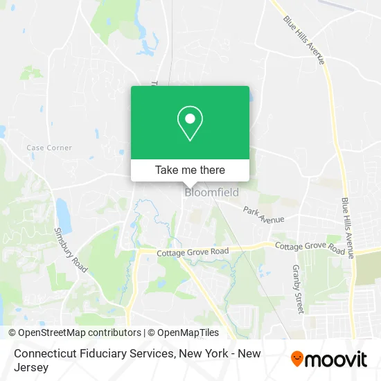 Mapa de Connecticut Fiduciary Services