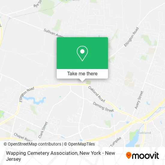 Wapping Cemetery Association map