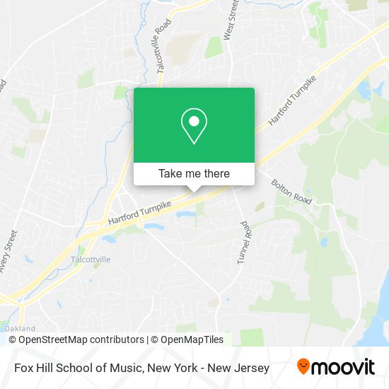 Fox Hill School of Music map