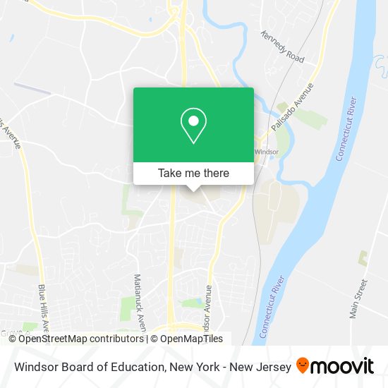 Windsor Board of Education map