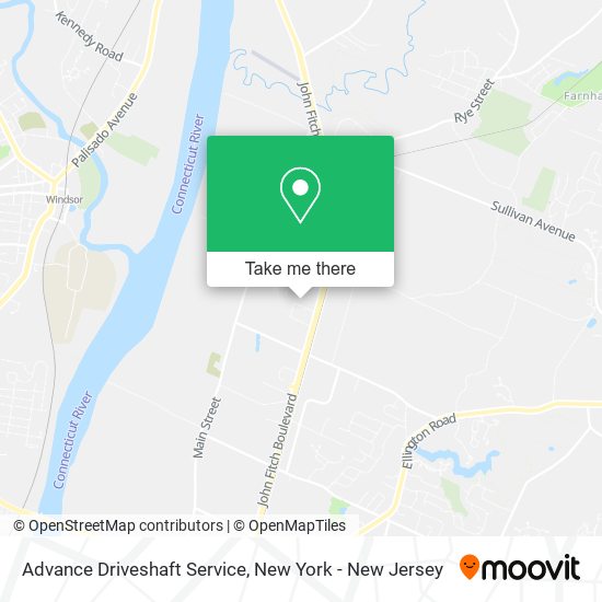 Advance Driveshaft Service map