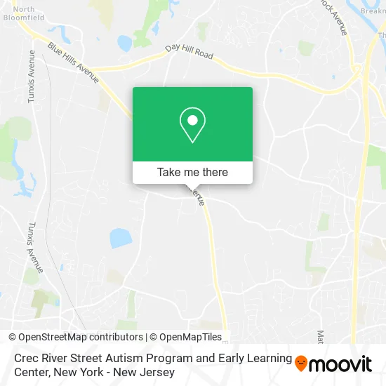 Crec River Street Autism Program and Early Learning Center map