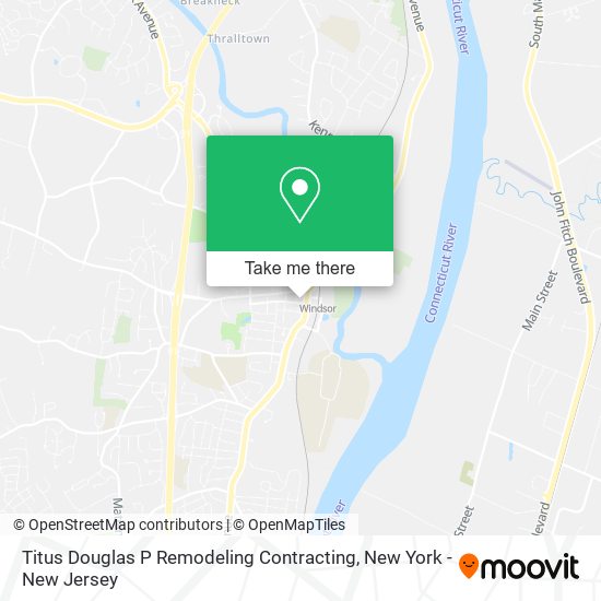 Titus Douglas P Remodeling Contracting map