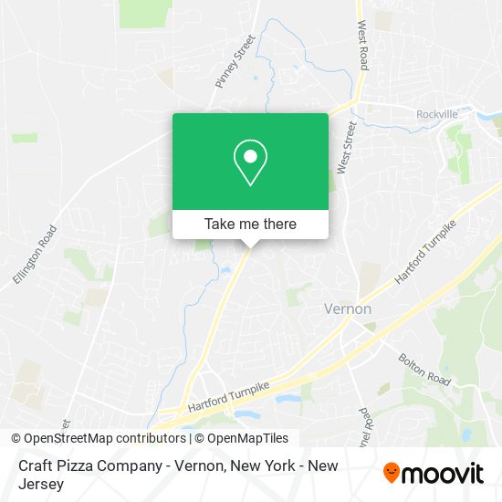 Craft Pizza Company - Vernon map