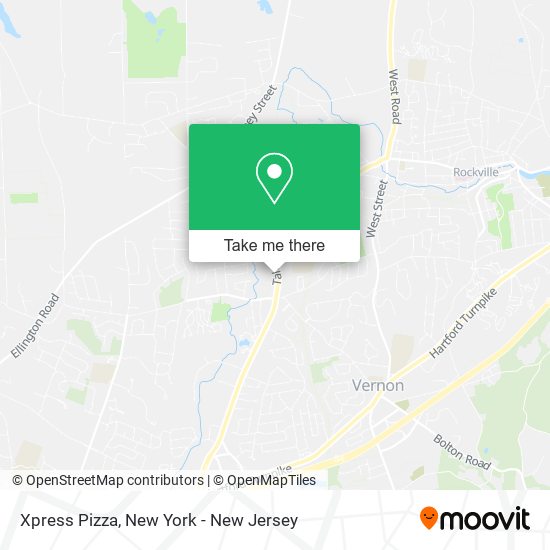 Xpress Pizza map