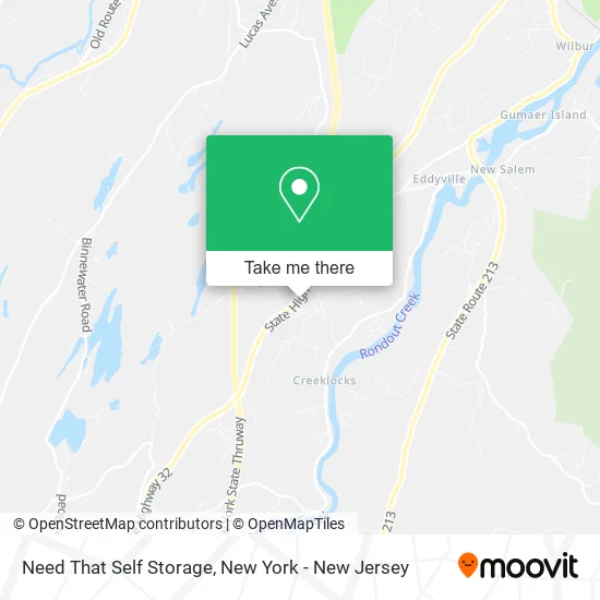 Need That Self Storage map