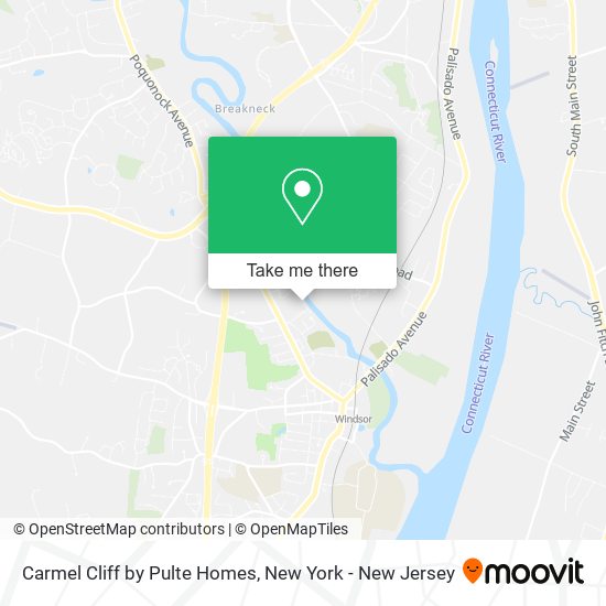 Carmel Cliff by Pulte Homes map