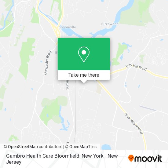 Gambro Health Care Bloomfield map
