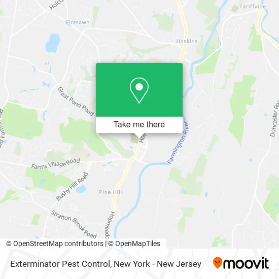 Exterminator Pest Control map