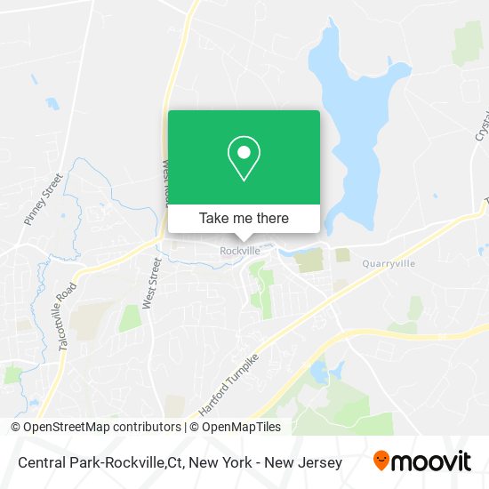 Mapa de Central Park-Rockville,Ct