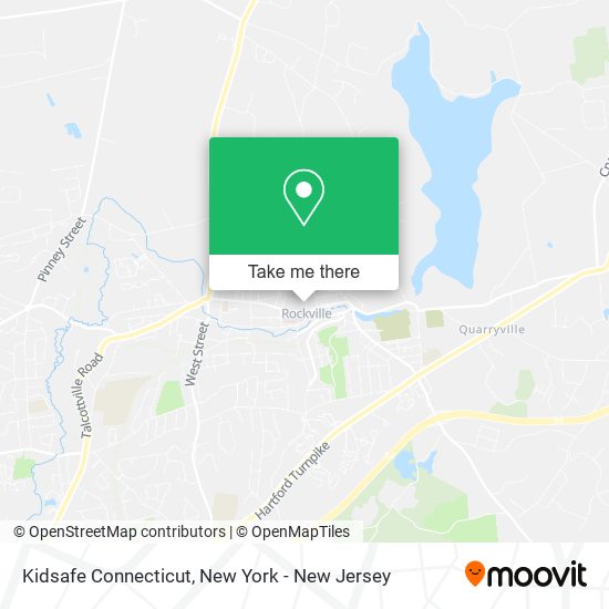 Kidsafe Connecticut map