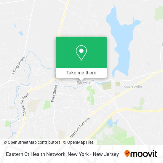 Eastern Ct Health Network map