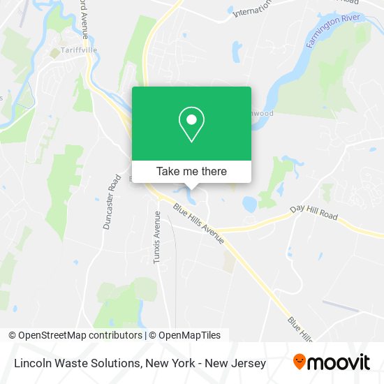 Mapa de Lincoln Waste Solutions