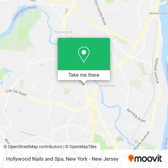 Mapa de Hollywood Nails and Spa