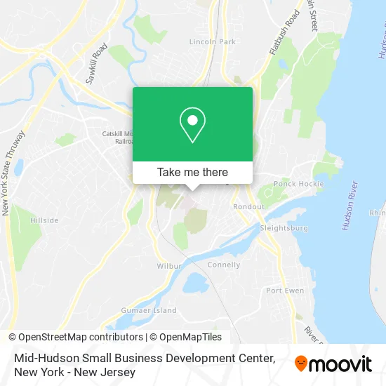 Mid-Hudson Small Business Development Center map