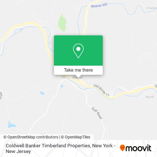 Mapa de Coldwell Banker Timberland Properties