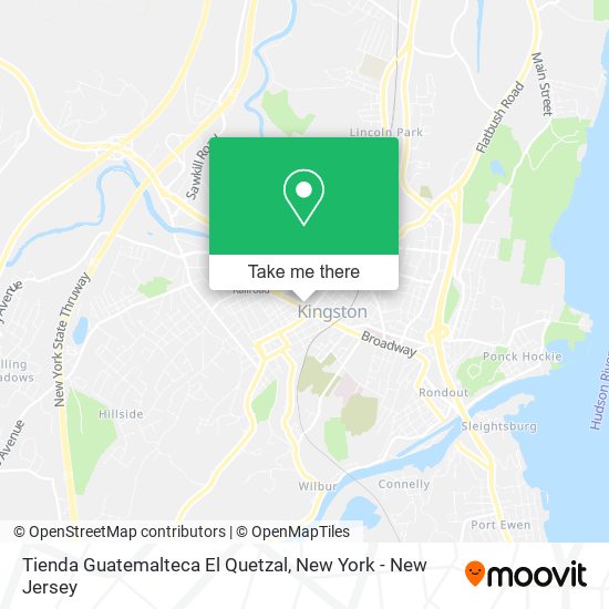 Mapa de Tienda Guatemalteca El Quetzal