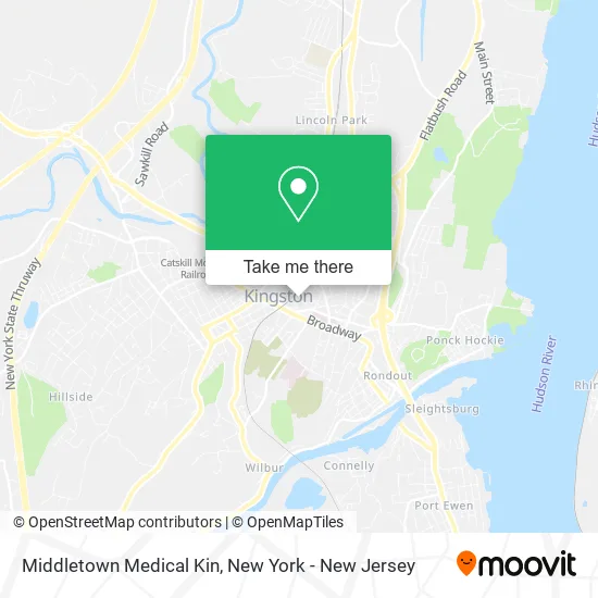 Middletown Medical Kin map
