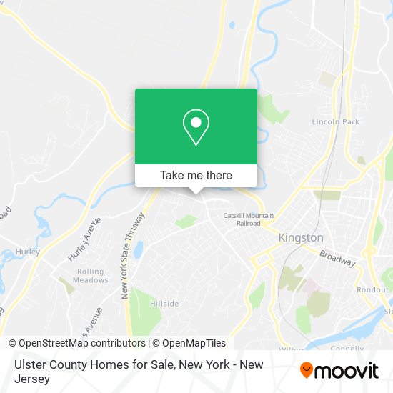 Ulster County Homes for Sale map