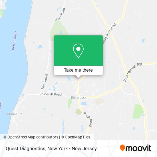 Quest Diagnostics map