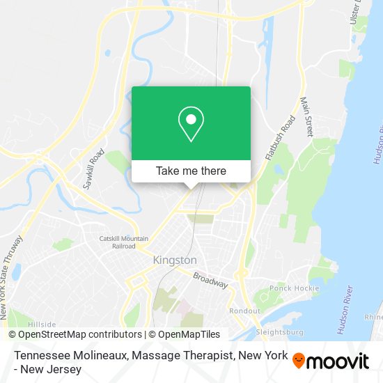 Tennessee Molineaux, Massage Therapist map