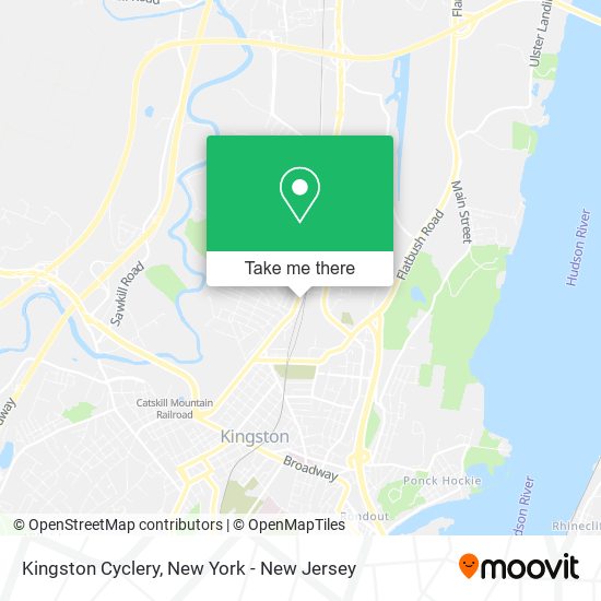 Kingston Cyclery map