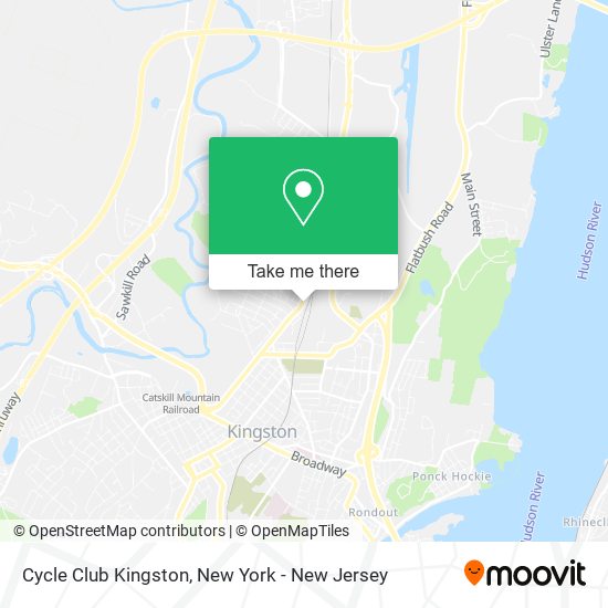 Cycle Club Kingston map