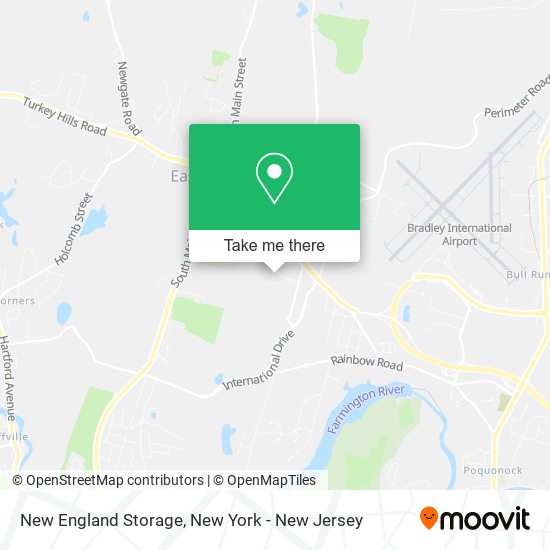 New England Storage map