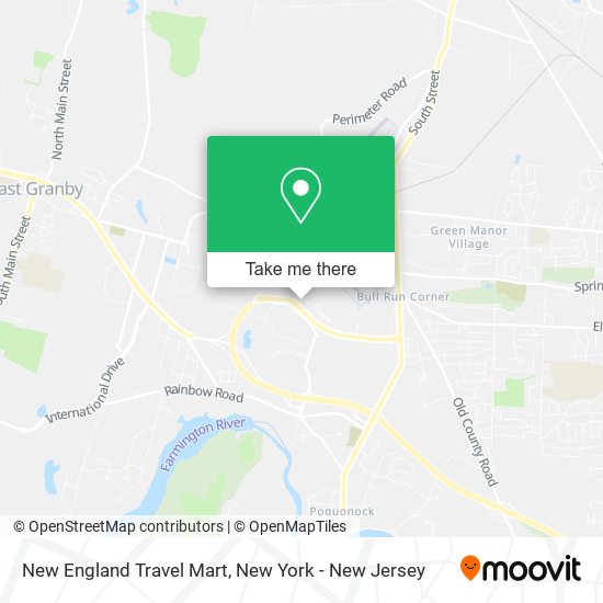 New England Travel Mart map