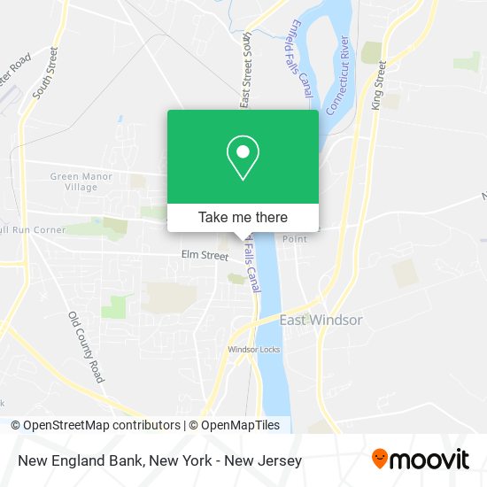 New England Bank map