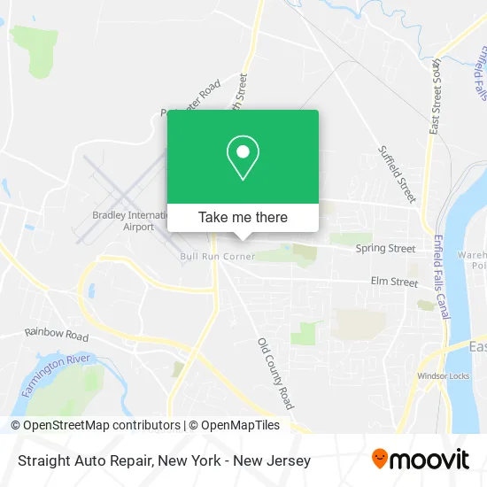 Straight Auto Repair map